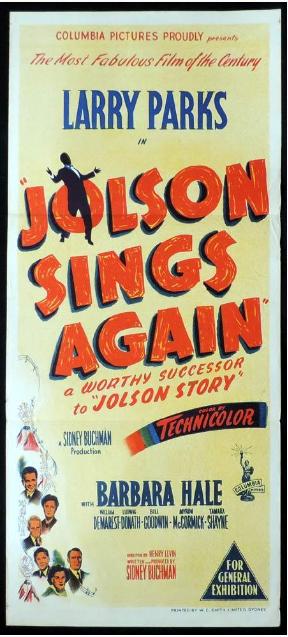 Watch free full Movie Online Jolson Sings Again (1949)
